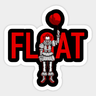 pennywhise it float Sticker